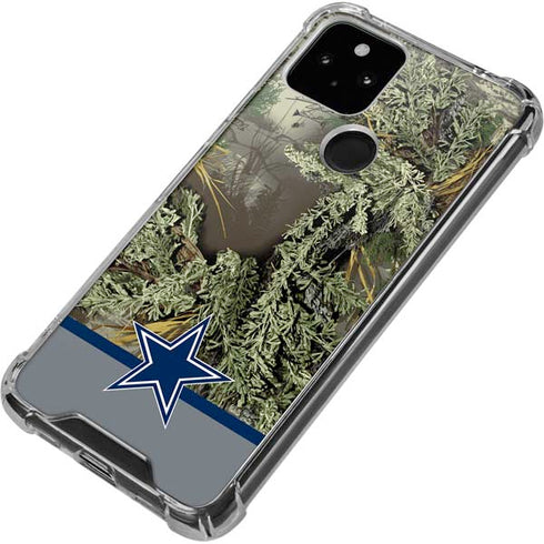 NFL Realtree Camo Dallas Cowboys Google Pixel 5 Clear Case